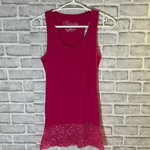 4/$20 Streetwear society  women’s hot pink sleeveless tank top, LARGE